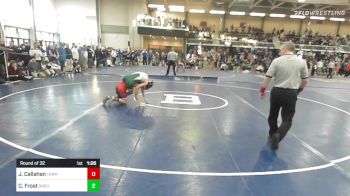 120 lbs Round Of 32 - Jack Callahan, Tewksbury vs Cameron Frost, Bonny Eagle