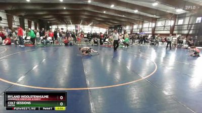 78 lbs Cons. Round 2 - Ryland Woolstenhulme, Sanderson Wrestling Academy vs Colt Sessions, Uintah