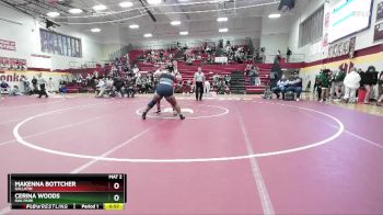 235 lbs 3rd Place Match - Cerina Woods, OAK PARK vs Makenna Bottcher, GALLATIN