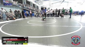 58 lbs Quarterfinal - Anthony Cervantes, Kansas vs Axel Tafoya, SlyFox Wrestling Academy