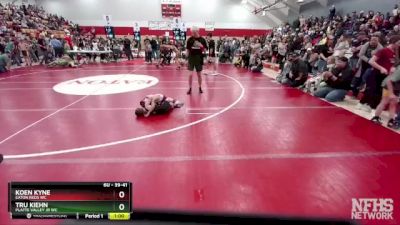 39-41 lbs Round 3 - Tru Kiehn, Platte Valley Jr WC vs Koen Kyne, Eaton Reds WC