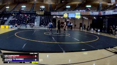 160 lbs Cons. Semi - Leo Karnowski, Unattached - WTC vs Amanda Yu Ramirez, Adams State