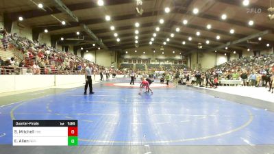 97 lbs Quarterfinal - Sawyer Mitchell, The Colosseum Training Center vs Emmerson Allen, Refinery Wrestling Academy