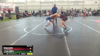 138 lbs Round 6 (10 Team) - Ryan Mann, Tar River WC vs Tyler Isbell, Dayton Bandits