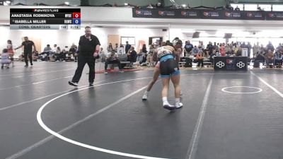 61 kg Cons. Quarters - Anastasia Rodnikova, Wyoming Seminary vs Isabella Miller, Big Game Wrestling Club