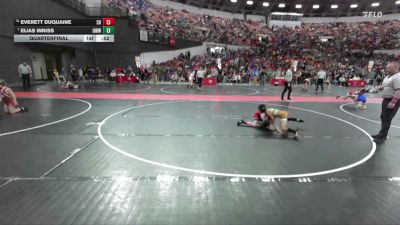81 lbs Quarterfinal - Elias Inniss, Oshkosh Wild Wrestling vs Everett Duquaine, Shawano Hawks