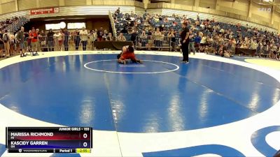 155 lbs Cons. Round 3 - Marissa Richmond, MI vs Kascidy Garren, OH