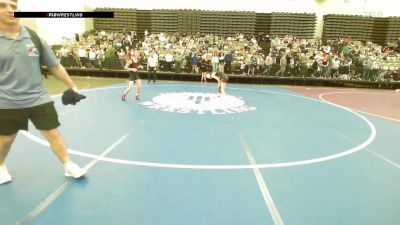 88 lbs Rr Rnd 3 - Brynn Cunningham, Gentile Trained vs Zoey Hernandez, Barn Brothers