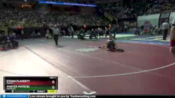 120 lbs Quarterfinal - Porter Matecki, Whitfield vs Ethan Flaherty, Pacific