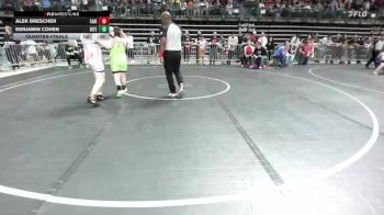 145 lbs Quarterfinal - Alek Brescher, Fair Lawn vs Benjamin Cohen, Bitetto Trained Wrestling
