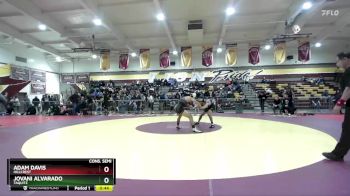 126 lbs Cons. Semi - Adam Davis, Hillcrest vs Jovani Alvarado, Taquitz