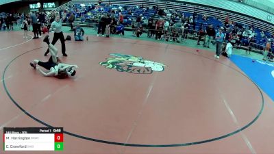 14U Boys - 105 lbs Champ. Round 1 - Matt Harrington, Bad Karma Wrestling Club vs Christopher Crawford, Ohio