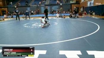 53-59 lbs Round 2 - Emmett Jones, Sanderson Wrestling Academy vs Creed Day, Evanston Elite