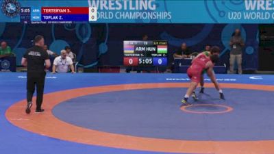77 kg 1/4 Final - Samvel Terteryan, Armenia vs Zalan Toplak, Hungary