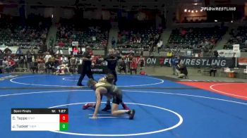 105 lbs Semifinal - Colbe Tappe, Staples-Motley vs Jackson Tucker, Thoroughbred Wrestling Academy