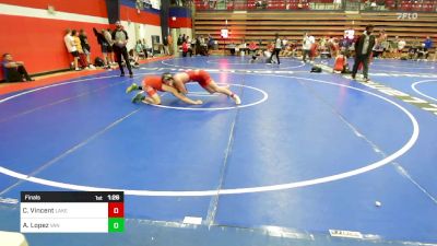 150 lbs Final - Cannon Vincent, Lake Hamilton HS (AR) vs Alex Lopez, Van Buren High School