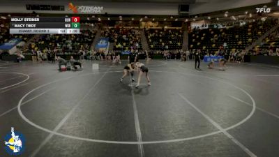 115 lbs Champ. Round 2 - Macy Tiedt, Waverly-Shell Rock vs Molly Steiner, Clinton