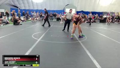 96 lbs Round 1 (8 Team) - Brenden Bosco, Ohio Gold 24k vs Sam Dickey, Dayton Bandits