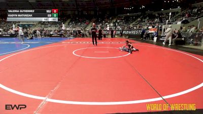 40 lbs Consolation - Valeria Gutierrez, Wolf Pack Wrestling Club TX vs Kadyn Matuszak, GGB Ohio