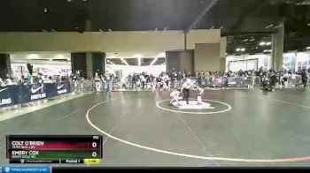 38 lbs Round 1 - Emery Cox, Idaho Gold WC vs Colt O`Brien, Team Real Life