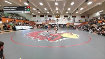 165 lbs Round 3 (6 Team) - Preston Hance, Shoshoni vs Joseph Espinoza, Worland High School