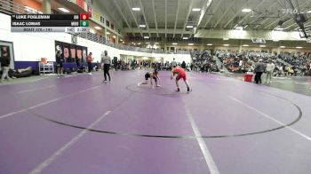 141 lbs Champ. Round 2 - Isaac Lomas, Morningside (Iowa) vs Luke Fogleman, Grand View (Iowa)