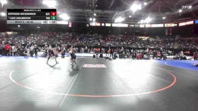 3A 98 lbs Champ. Round 1 - Stetson Nicodemus, New Plymouth vs Levi Holbrook, Priest River