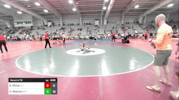 80 lbs Round Of 16 - Sebastian Shine, All-American Wrestling Club vs Dane Malone, Grit Mat Club Blue