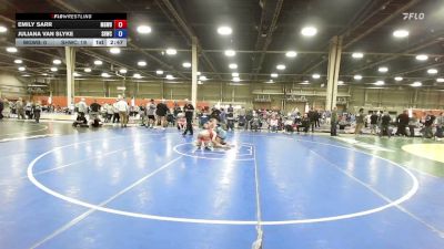 135 lbs Rr Rnd 5 - Emily Sarr, MGW Surge - GHSE vs Juliana Van Slyke, South Hills Wrestling Academy - GHSE