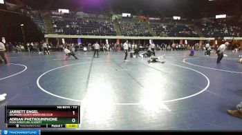 117 lbs Champ. Round 2 - Jarrett Engel, Delaware County Wrestling Club vs Adrian Phetxoumphone, Moen Wrestling Academy