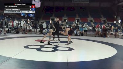 100 lbs 7th Place Match - Cade Ruckle, Nevada vs Reese Babcock, Illinois