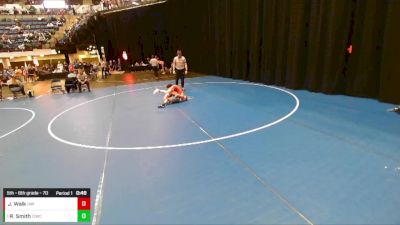 5th - 6th grade - 70 3rd Place Match - Raymond Smith, Central Iowa Wrestling Club /Team Intensity vs Jaxsyn Walk, Immortal Athletics WC