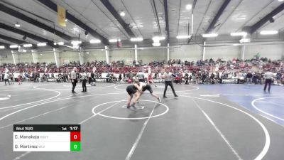 137 lbs Semifinal - CeeJay Manakaja, Southwest Hammers vs Quentin Martinez, Wlv Jr Wrestling