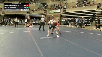 145 Championship Bracket Cons. Round 5 - Isaac Leonard, Stillwater vs Brady Krikpatrick, Mound Westonka