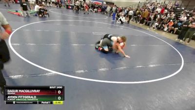 144 lbs Cons. Round 2 - Dagur MacGillivray, Nevada vs Ayden Fitzgerald, Pursuit Wrestling Minnesota