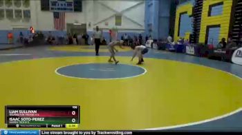 106 lbs Cons. Round 1 - Isaac Soto-Perez, Sussex Tech H S vs Liam Sullivan, Wilmington Friends H S