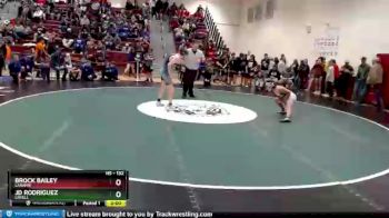 132 lbs Champ. Round 2 - Brock Bailey, Laramie vs JD Rodriguez, Lovell