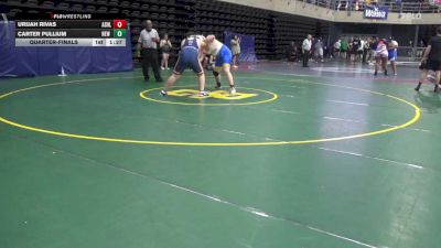 285 lbs Quarterfinal - Urijah Rivas, Ashley vs Carter Pullium, New Castle