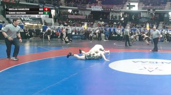 6A 157 lbs 3rd Place Match - Declan Hamilton, Hazel Green HS vs Gibbs Watson, Mountain Brook