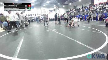 43/46 lbs Final - Ella Weldon (46), Shelton Wrestling Academy vs Crosslee Roberts, Blanchard Wrestling Club