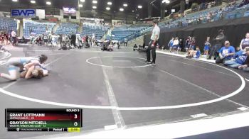 72 lbs Round 5 (10 Team) - Grant Lottmann, Untouchables vs Grayson Mitchell, Wichita Wrestling Club