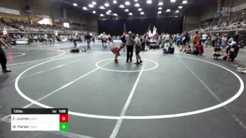 130 lbs Rr Rnd 3 - Eugene Juanes, Duran Elite vs Wyatt Parker, Pueblo County WC