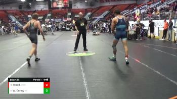 140 lbs Cons. Round 5 - William Denny, Victory Elite vs Tony Wood, Jay County Wrestling Club