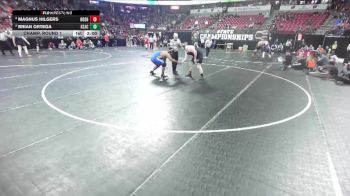 D3-285 lbs Champ. Round 1 - Brian Ortega, Ken. St. Joseph Cath. Ac. vs Magnus Hilgers, Rosholt