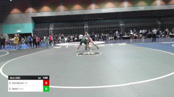 175 lbs Round Of 16 - Gavin Sandoval, Crook County vs Gunnar Neal, Poway