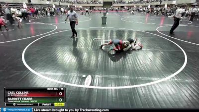 75 lbs Quarterfinal - Cael Collins, DC Elite Wrestling vs Barrett Crabb, Team Nazar Training Center