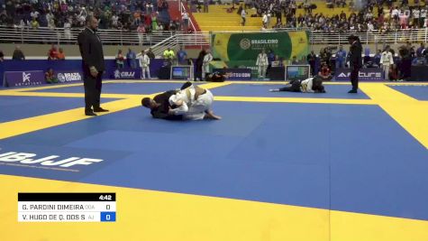 GUSTAVO PARDINI DIMEIRA vs VICTOR HUGO DE Q. DOS SANTOS 2023 Brasileiro Jiu-Jitsu IBJJF