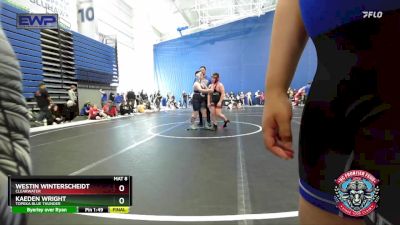 150-170 lbs Round 3 - Kaeden Wright, Topeka Blue Thunder vs Westin Winterscheidt, Clearwater