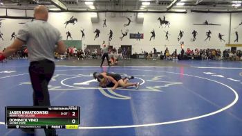 141 Freshman/Soph Quarterfinal - Dominick Vinci, Alfred State vs Jager Kwiatkowski, Henry Ford College