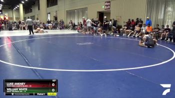 157 lbs 4th Wrestleback (32 Team) - Luke Ankney, Team Rich Habits Black vs William White, West Georgia WC